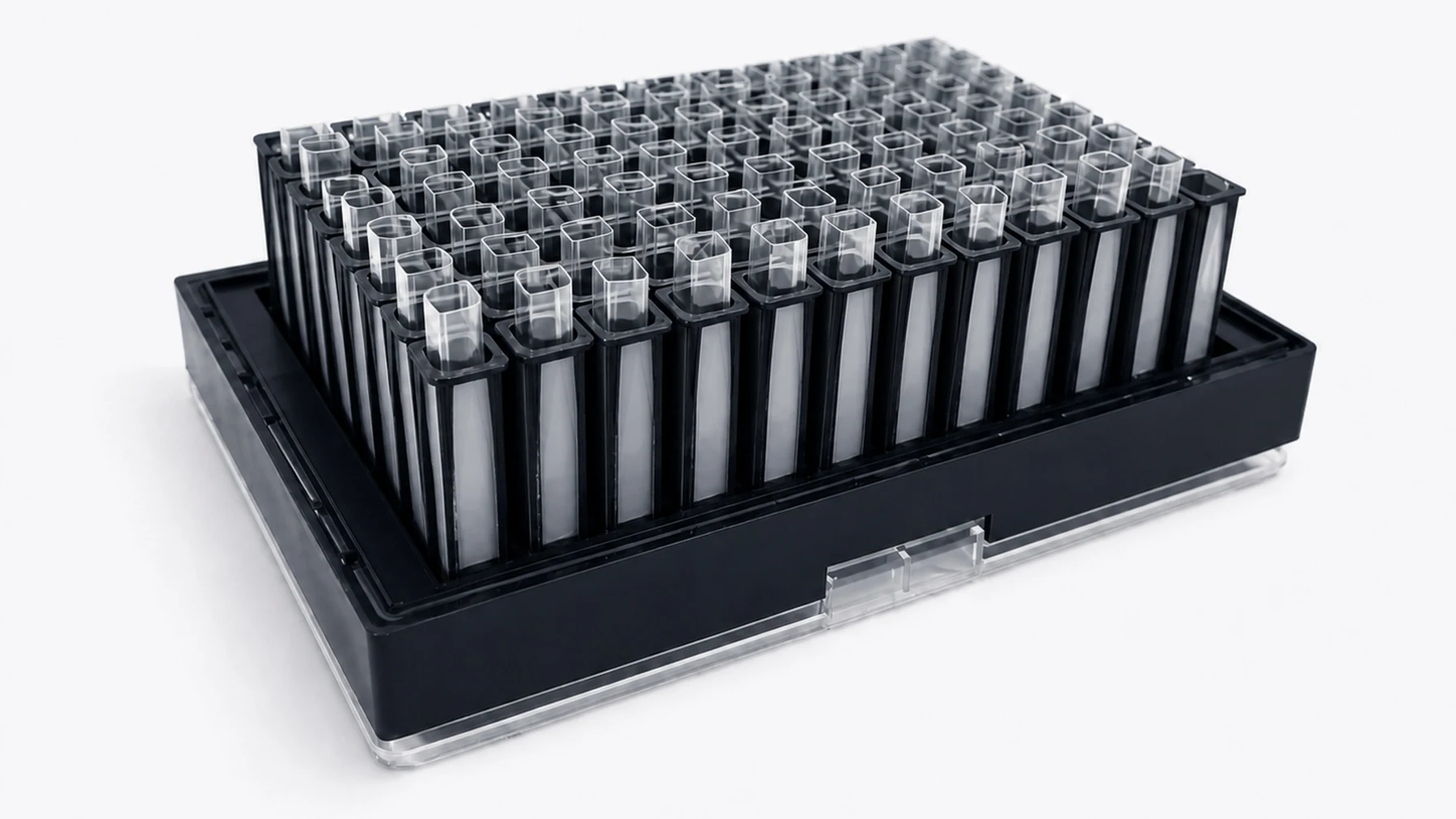 Cresivis 96-well dialysis plate render for parallel LNP sample processing
